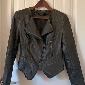 Faux Leather Jacket